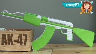How to Make -Как сделать AKA-47 из Бумаги (Наберём 50 лайков)