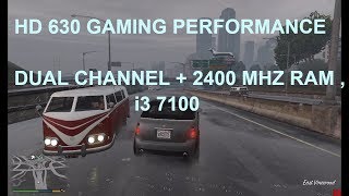 Dual channel RAM , 2400 MHZ - Improve gaming performance  - Intel graphics HD 630