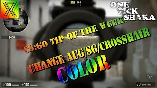 How to Change Your AUG, SG, and Regular Crosshair Color - Weekly CS:GO Tips and Tricks #3