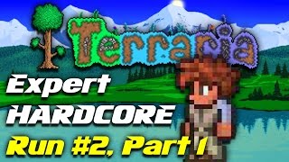 WHAT HAVE WE LEARNED? | Terraria 1.3.4 | EXPERT HARDCORE Run #2, Part 1