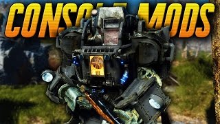 Fallout 4 Console Mods GAMEPLAY - Crazy Cheats, Armor, Weapon & More ! (Xbox One Mods)