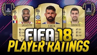 FIFA 18 80-61 Ratings Revealed Today! New Confirmed FIFA 18 Player Ratings!