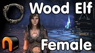 Elder Scrolls Online -- Wood Elf Female - Character Creation