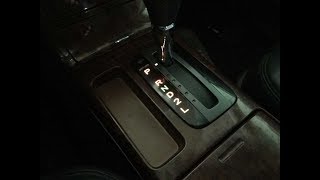 Замена лампочки в указателе положения АКПП. Тойота камри XV30 2005г