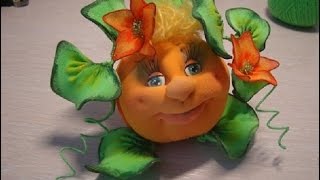 Интересные поделки из  капроновых колготок  Куклы,птицы, цветы из капрона
