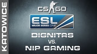 dignitas vs. NiP Gaming  - Semifinal Map 1 - EMS One Katowice 2014 - CS:GO