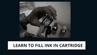 How to Fill Ink in HP Cartridge
