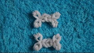 Фигурки из резинок. Фигурка из резинок "Косточка" для маленькой собачки без станка