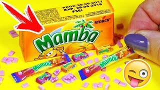 ? КОНФЕТЫ МАМБА для КУКОЛ! СУПЕР СЮРПРИЗ! ? MAMBA! Полимерная глина FIMO Мастер класс Анна Оськина