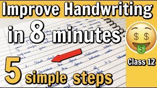 How to Improve Handwriting under 8 minutes | 5 simple tips