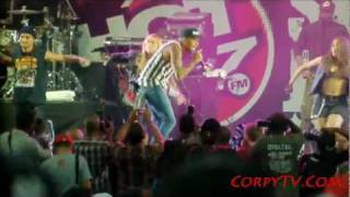 Chris Brown Doing The Dougie and Cat Daddy and Preforming She Aint You and Deuces Live With Tyga