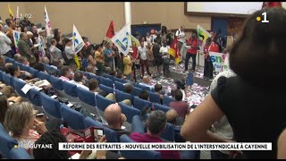Une nouvelle mobilisation intersyndicale à Cayenne contre la réforme des retraites
