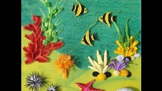 Квиллинг.  Тайны морского дна.  Мастер-класс.
