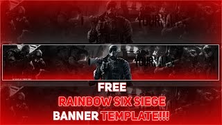 Free Rainbow Six Siege Banner Template