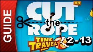 Cut the Rope: Time Travel - The Renaissance 3-Star Walkthrough - Level 2-13