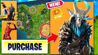 Fortnite Season 5 NEW MAP LOCATIONS! - BUYING ALL 100 TIERS! (RAGNAROK SKIN!)
