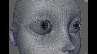 Скрипт для быстрого сетапа глаза в Maya mxgdn_EyesAutorig.