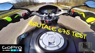 MV AGUSTA BRUTALE 675 TOP SPEED & ACCELERATION TEST GOPRO HERO 5 / SPECIALE 2017