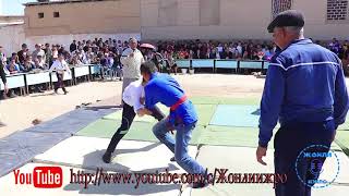 Qashqadaryo viloyati Kasbi tumani Qamashi qishlogidagi 15  maktabida kurash