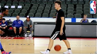 PLAYING BASKETBALL ON AN NBA COURT!