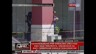 QRT: Kahandaan ng PNP sakaling umatake ang mga terorista, sinubukan sa anti-terrorism exercise