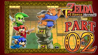 The Legend of Zelda: Triforce Heroes | Part 2 - Buzz Blob Cave & Moblin Base