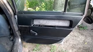 Ремонт дверной карты эпоксидкой