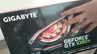 GIGABYTE NVIDIA 1080 TI OC - ESPAÑOL UNBOXING 4K