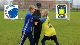 FCK FAN VS BRØNDBY FAN I CHALLENGES + DOBBELT STRAF!