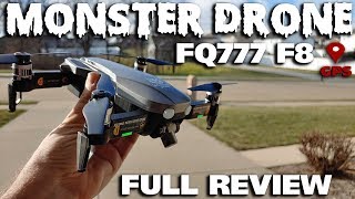 FQ777 F8 Monster Drone 2-axis Gimbal Brushless GPS Drone Full Review
