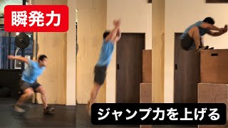 【瞬発力トレーニング】ジャンプ力を上げる筋トレ！