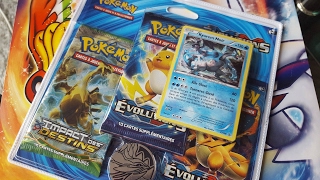 Ouverture de 1 tripacks Pokémon XY12 Évolutions de Kyurem Noir - TURBO !