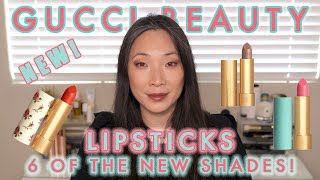 GUCCI BEAUTY - NEW Lipsticks with Lip Swatches!