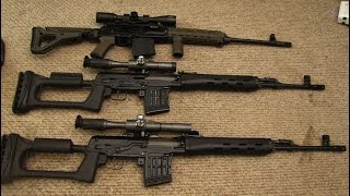 RANGE TIME: SVD Dragunov VS VEPR (izhmash Tigr VS Molot Vepr 7.62x54R)