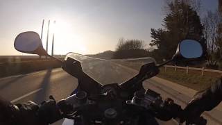 GOPRO | tzr top rose | petit roulage après le boulot !