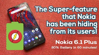 Nokia 6.1 Plus Quick Charge Test | Useful Feature that HMD Global is hiding!