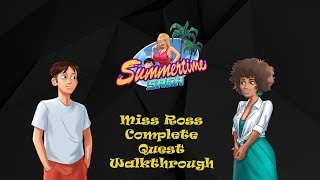 Summertime Saga v 0.15.30 || Miss Ross Complete Quest Walkthrough || 18+