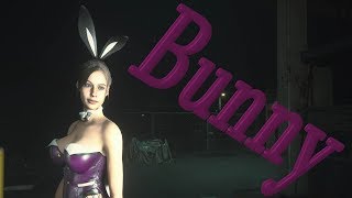 Resident Evil 2 Remake Claire Purple Bunny