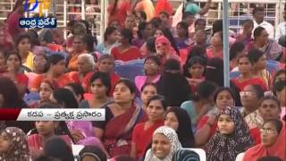 CM Chandrababu Face To Face With Students | In DWACRA Summit In Kadapa