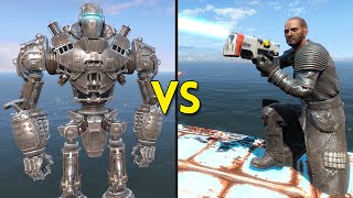 Fallout 4 - LIBERTY PRIME vs 50 COURSERS - Battles #38