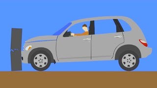 Phun Algodoo - Big Car VS Wall - Ultimate Car Destruction