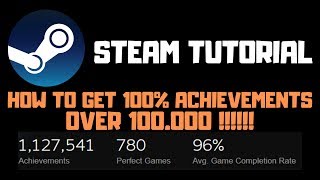 STEAM TUTORIAL - HOW TO GET FAST/QUICK/EASY ACHIEVEMENTS