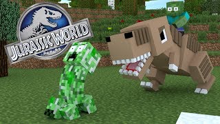 Monster School : JURASSIC WORLD CHALLENGE - Minecraft Animation