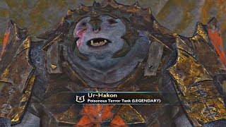 Shadow of War - Level 60 Boss Shamed To Level 0 Becomes TOTALLY Unstable