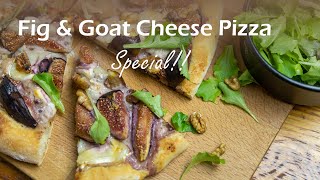 Here's your special! Fig & Goat Cheese Pizza