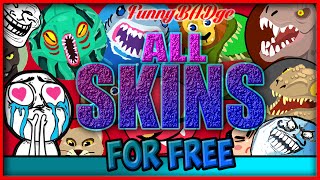 How to get all Skins[VETERAN+Paid Skins] in Agar.io!!!
