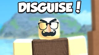 DISGUISING MYSELF ON BOOGA BOOGA (ROBLOX)