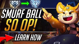 Smurf Wrecking Ball - Pro Hammond Tips and Tricks Gameplay Guide | Overwatch