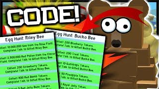 ALL *EGG HUNT* QUESTS COMPLETE & NEW CODE! | Roblox Bee Swarm Simulator