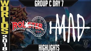 KT vs MAD Highlights | Vòng bảng CKTG 2018 Ngày 7 | KT Rolster vs MAD Highlights Worlds 2018 Day 7